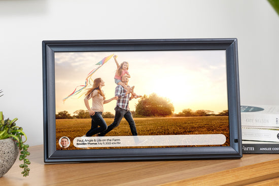 Black Full HD Photo Frame by LuvLink Australia