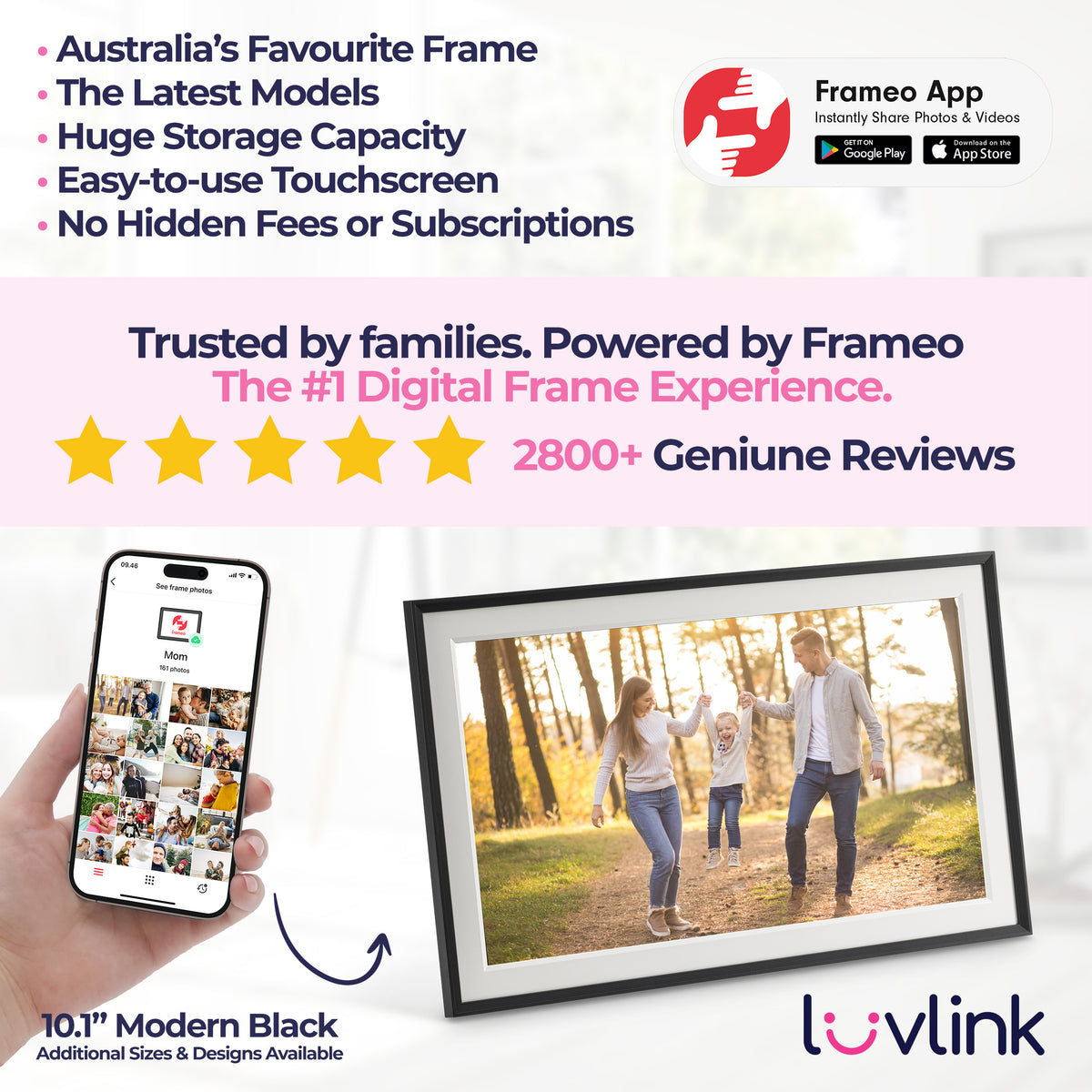 Digital Photo Frame – LuvLink® Australia